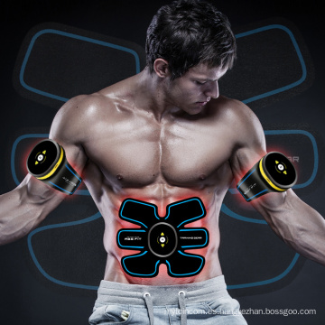 Smart EMS TENS Dispositivo de entrenamiento abdominal Inalámbrico Intensivo Esculpido del cuerpo Shaper Pérdida Adelgazante Masajeador Tónico muscular abdominal